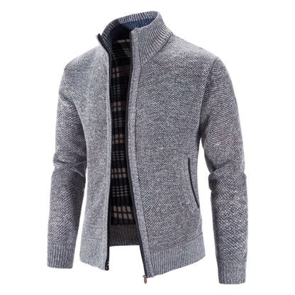 Cardigan Zippé À Col Montant Pour Homme | Hiver