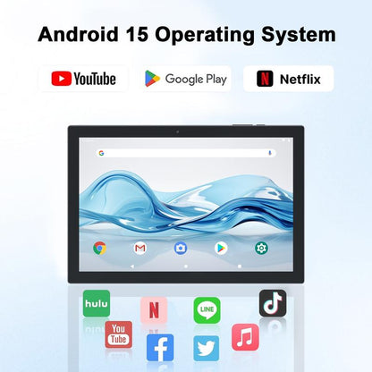 PEICHENG 2026 Android 15.0 Tablet with 10.1"