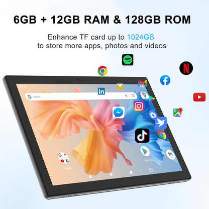 PEICHENG 2026 Android 15.0 Tablet with 10.1"