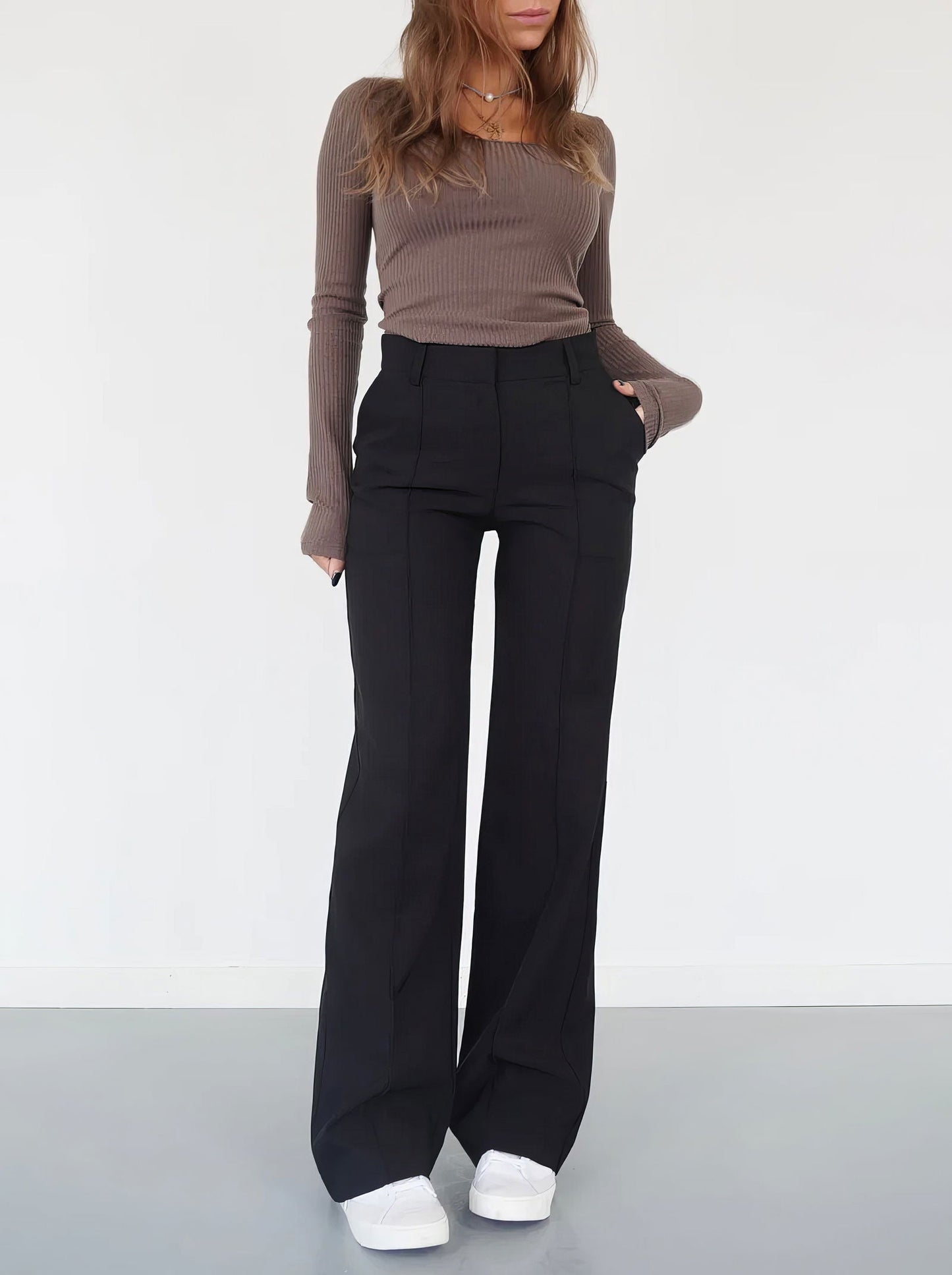 Pantalon Large Pour Femme | Décontracté