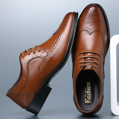 Chaussures Richelieu Classiques À Bout Golf Pour Homme | À Lacets