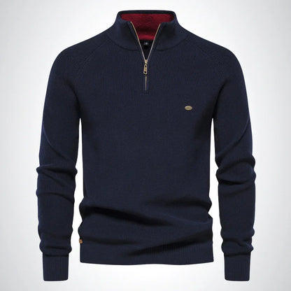 Pull côtelé décontracté à manches longues pour homme | Hiver