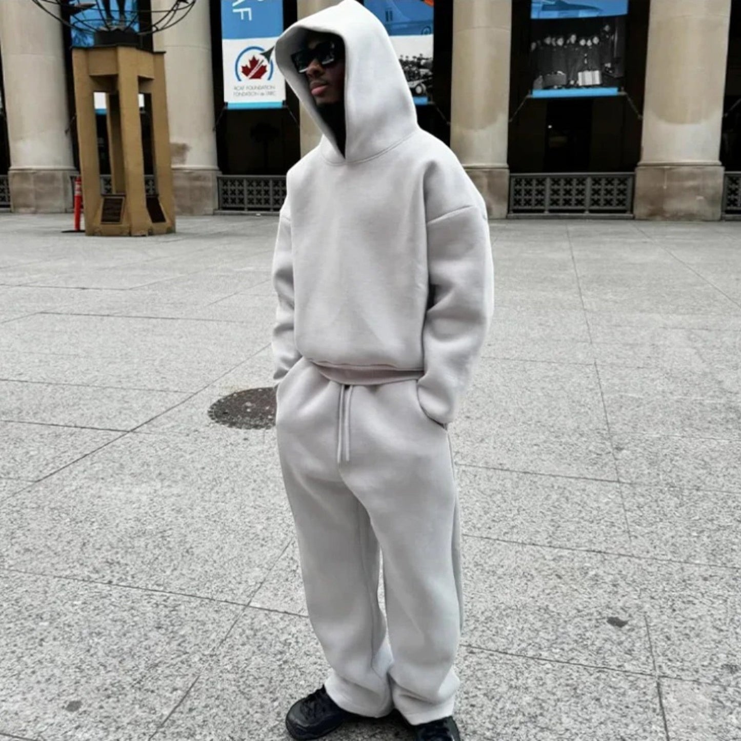 Célian | Ensemble Deux Pièces Décontracté À Capuche | Oversize