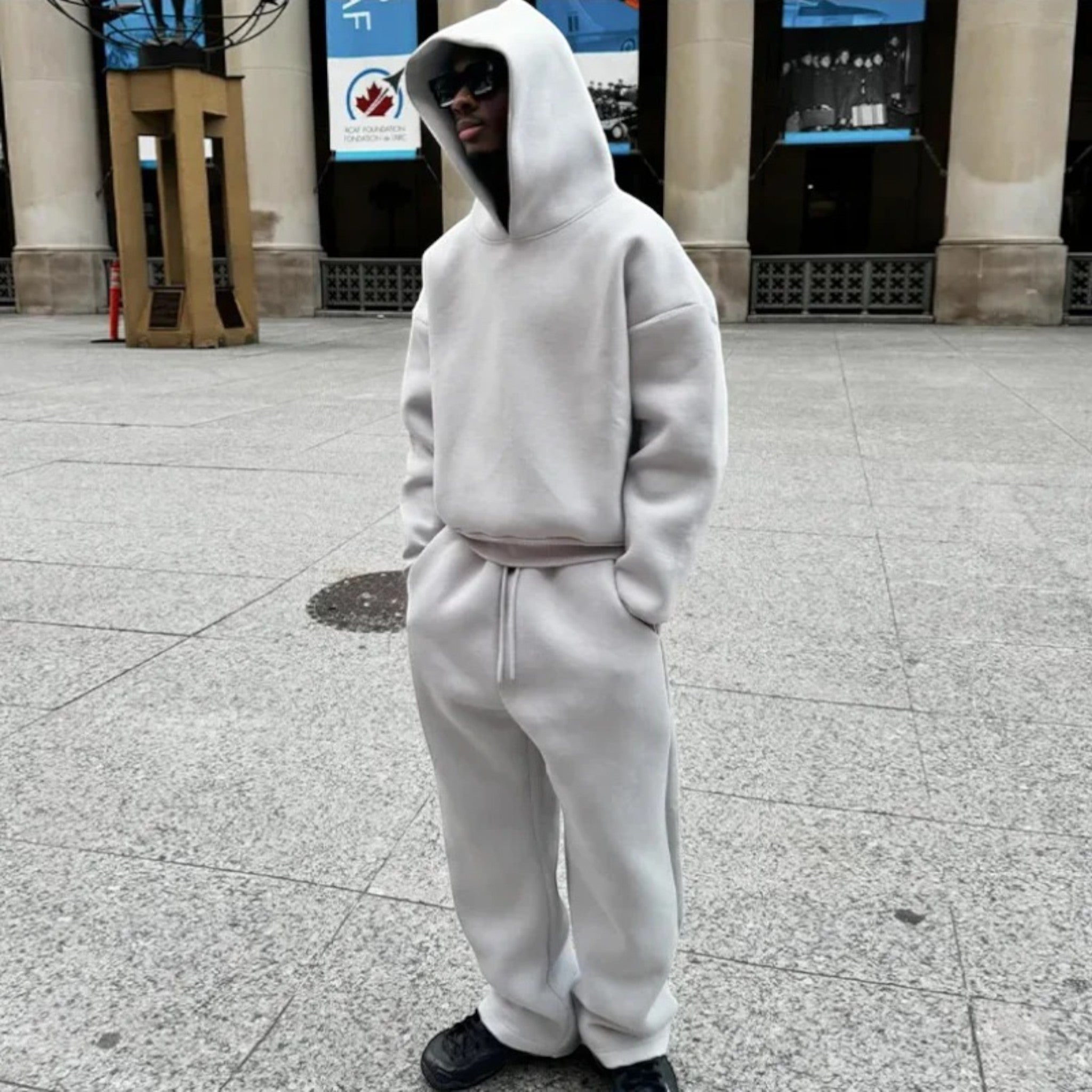 Célian | Ensemble Deux Pièces Décontracté À Capuche | Oversize