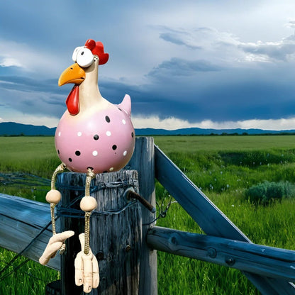Statue De Poule Décorative | Jardin Amusant