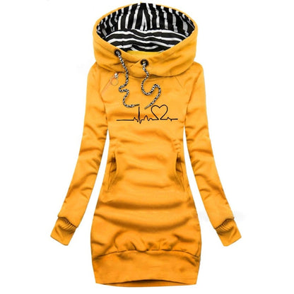 Sweat À Capuche Pour Femme Avec Poche | Manches Longues