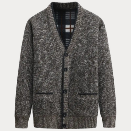 Cardigan En Maille À Col En V Et Poches Avant Pour Homme | Hiver