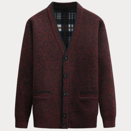 Cardigan En Maille À Col En V Pour Homme | Manches Longues
