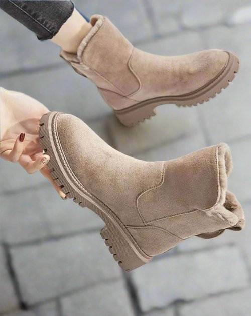 Bottes Décontractées Avec Fermeture Éclair Pour Femmes | Hiver