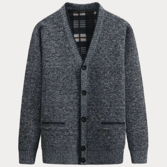 Cardigan En Maille À Col En V Et Poches Avant Pour Homme | Hiver
