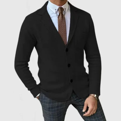Blazer Boutonné À Simple Boutonnage Pour Homme | Manches Longues