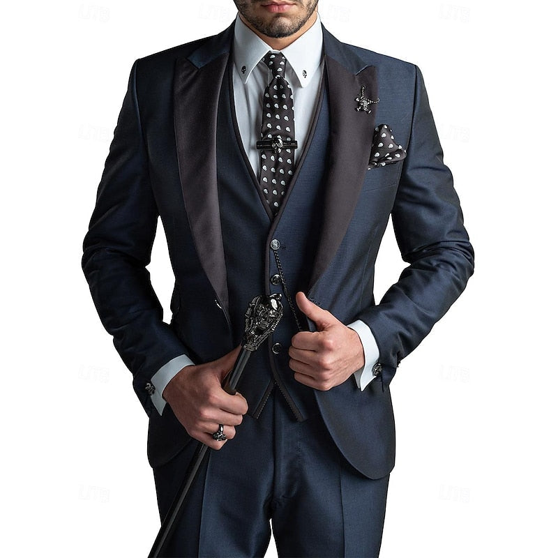 Costume De Mariage Trois Pièces Stylé Pour Homme