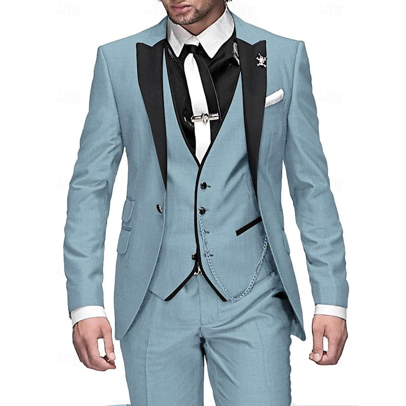 Costume De Mariage Trois Pièces Stylé Pour Homme