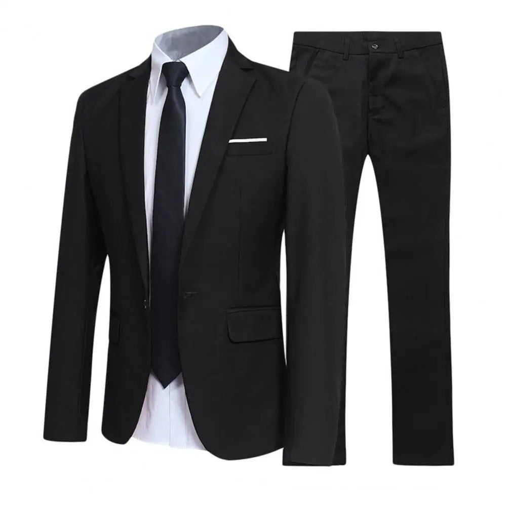 Costume Deux Pièces Classique Pour Homme | Blazer Et Pantalon