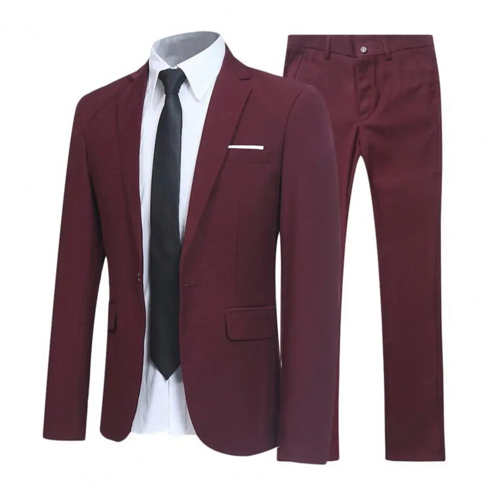 Costume Deux Pièces Classique Pour Homme | Blazer Et Pantalon