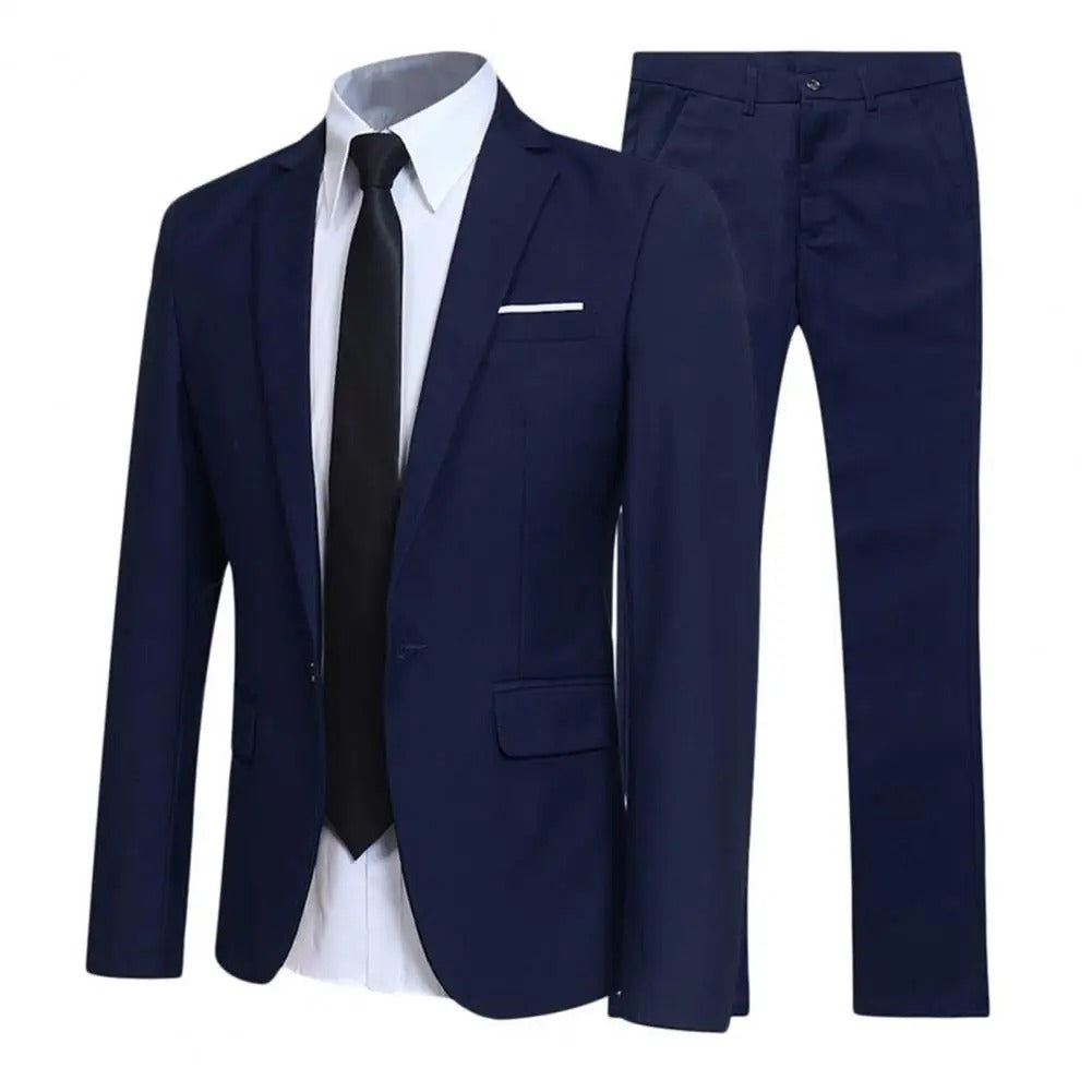 Costume Deux Pièces Classique Pour Homme | Blazer Et Pantalon