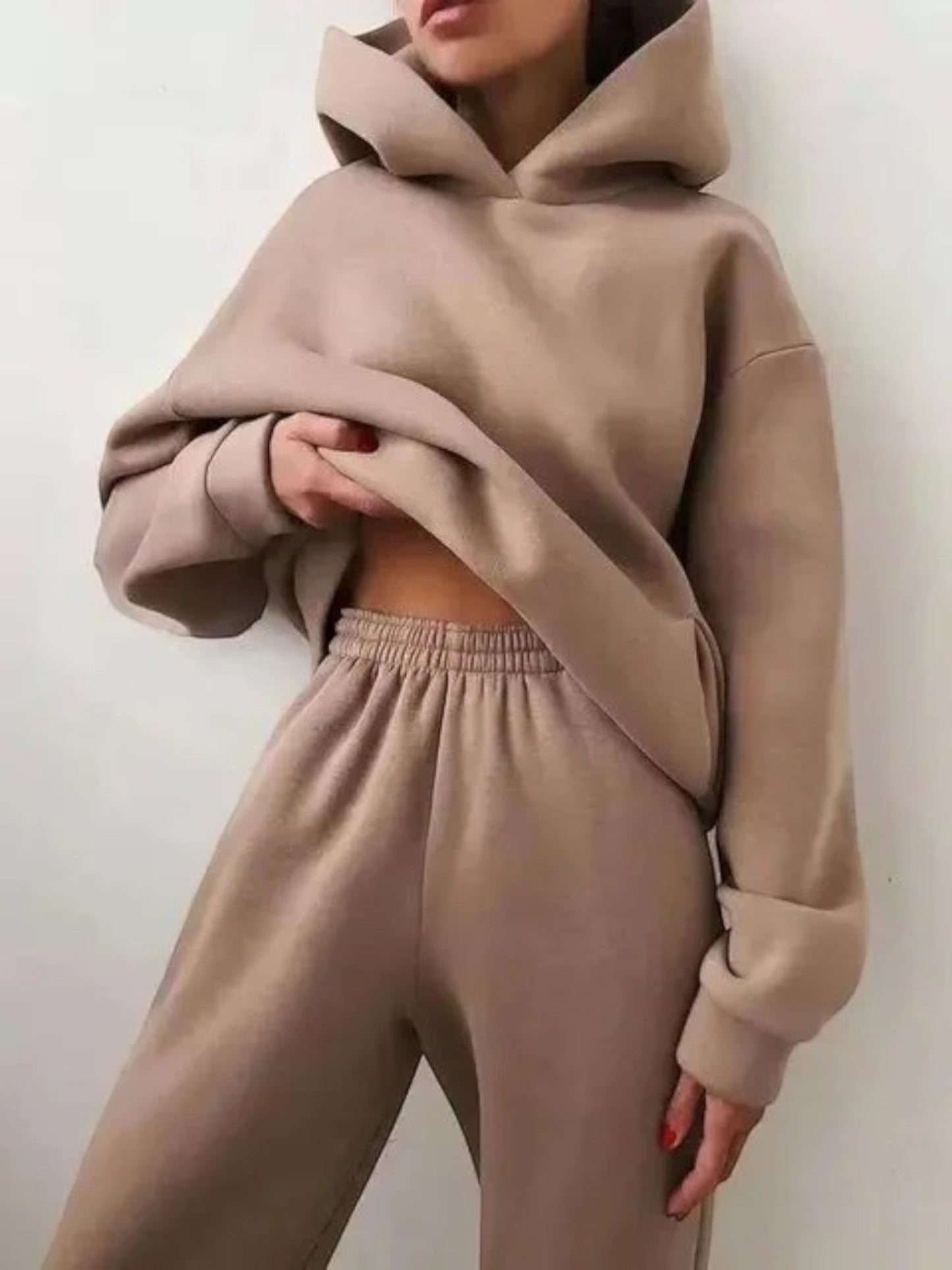 Ensemble Élégant Sweat À Capuche Et Pantalon Pour Femme