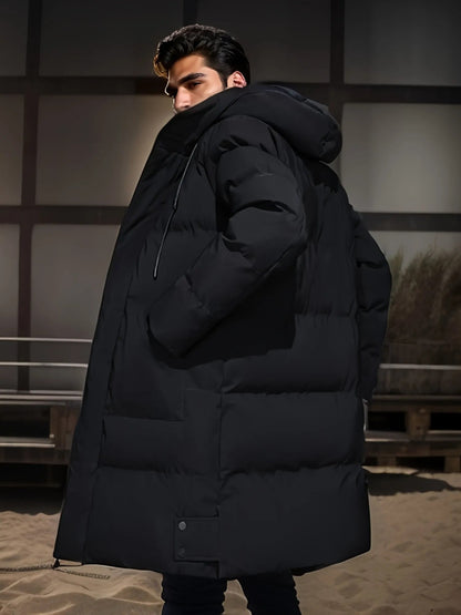 Doudoune Longue D'hiver Pour Homme | Avec Capuche