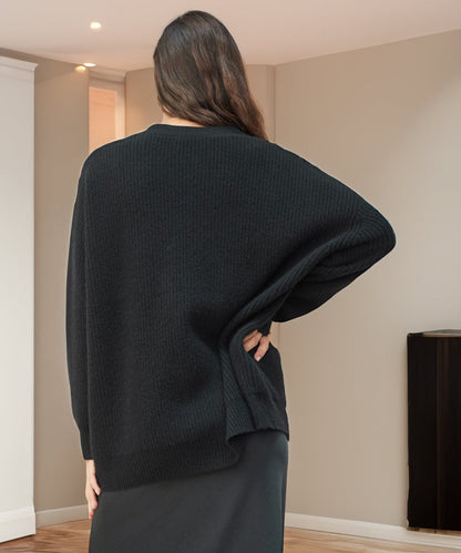 Cardigan Côtelé À Col En V Pour Femme | Grande Taille