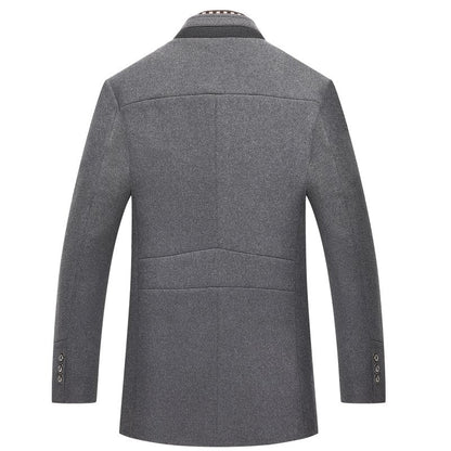 Veste À Manches Longues Et Col Montant Pour Homme | Hiver