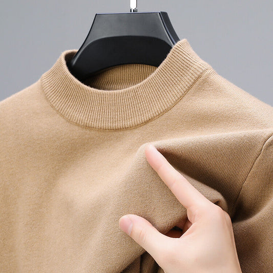 Pull D’Hiver En Cachemire Pour Homme | Col Rond