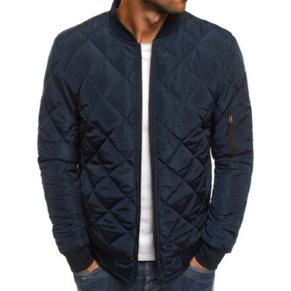 Blouson Bombardier Matelassé Pour Homme Avec Poches | Hiver