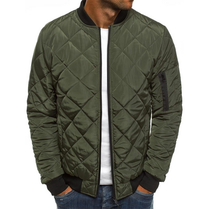 Blouson Bombardier Matelassé Pour Homme Avec Poches | Hiver