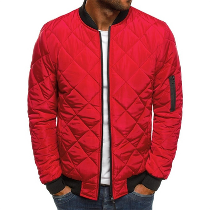 Blouson Bombardier Matelassé Pour Homme Avec Poches | Hiver