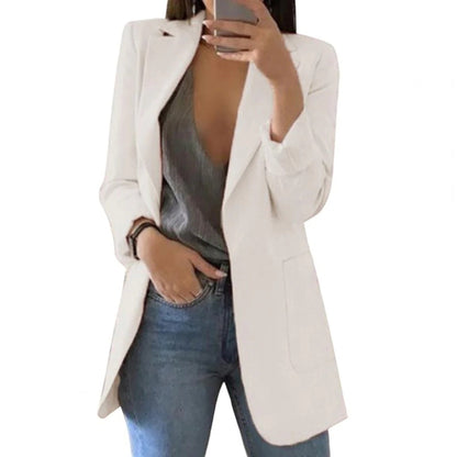 Elisa | Blazer Décontracté De Longueur Moyenne Pour Femmes