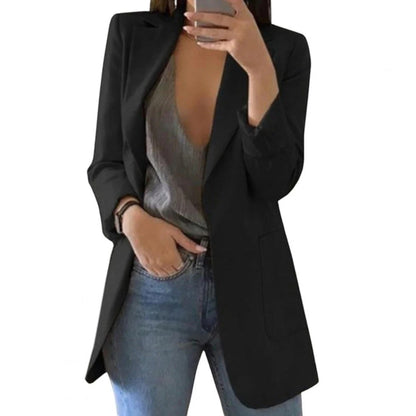 Elisa | Blazer Décontracté De Longueur Moyenne Pour Femmes
