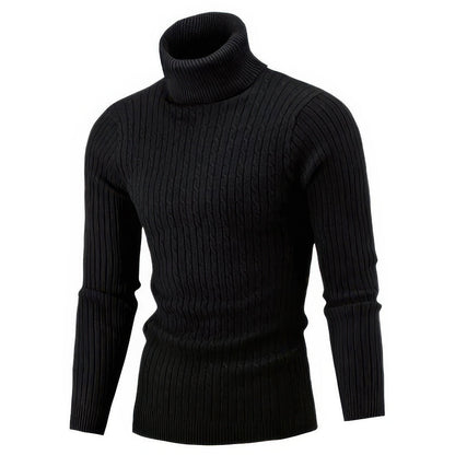 Pull Col Montant Et Manches Longues Pour Homme | Hiver
