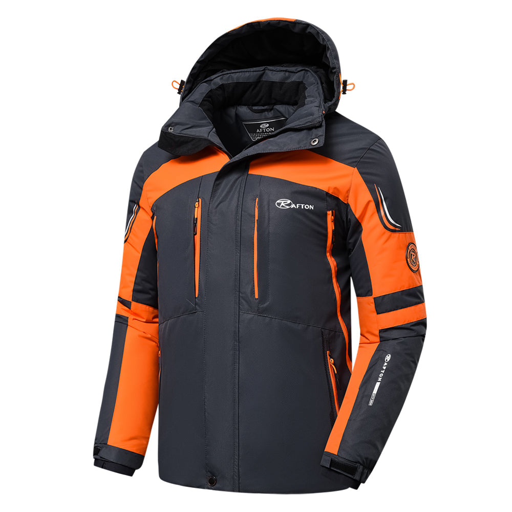 Veste De Ski D’Hiver À Capuche Pour Homme | Manches Longues
