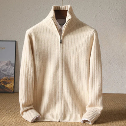 Pull D'hiver En Cachemire Tendance Pour Homme | Avec Fermeture Éclair