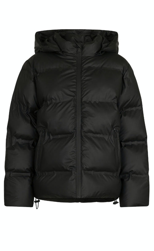Doudoune D'hiver Noire Moderne Pour Femme | Avec Capuche