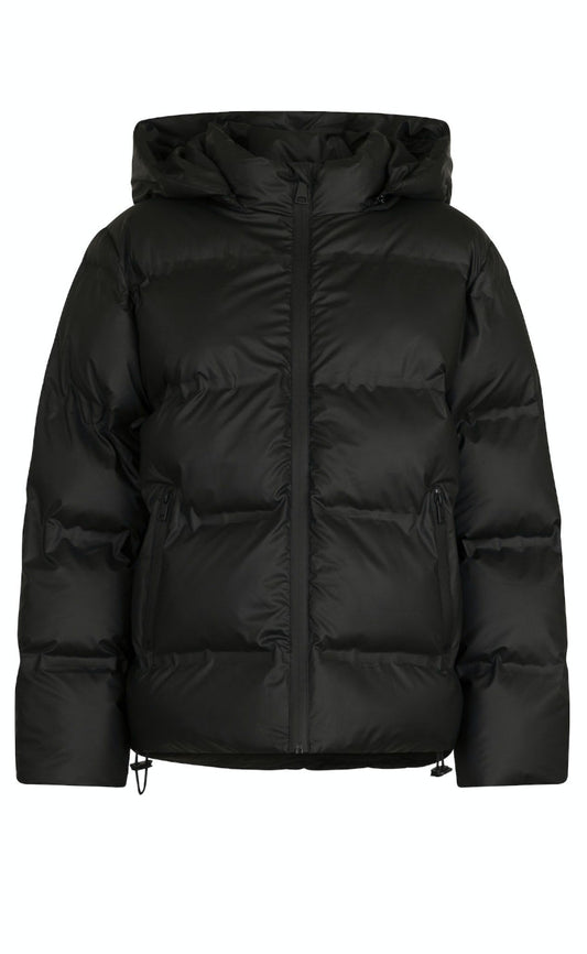 Doudoune D'hiver Noire Moderne Pour Femme | Avec Capuche