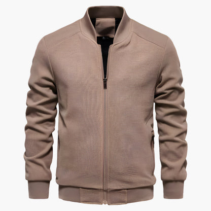 Veste D'hiver Décontractée En Tricot Pour Homme | Fermeture Éclair