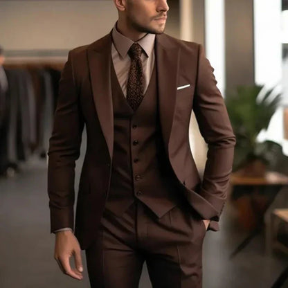 Costume D'invité De Mariage 3 Pièces Pour Hommes | Classique