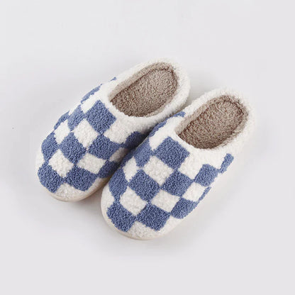 Chaussons D’intérieur Unisexe | Motif À Carreaux