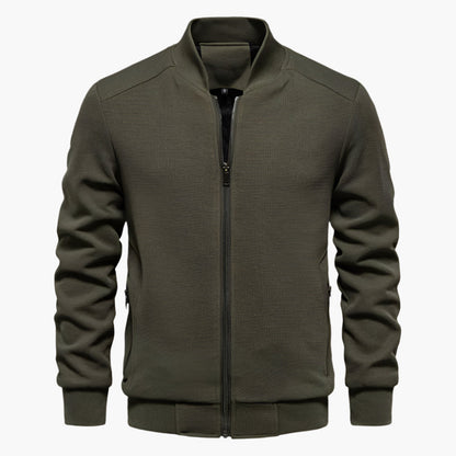 Veste D'hiver Décontractée En Tricot Pour Homme | Fermeture Éclair