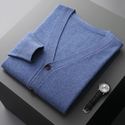 Cardigan Boutonné À Col En V Pour Homme | Hiver