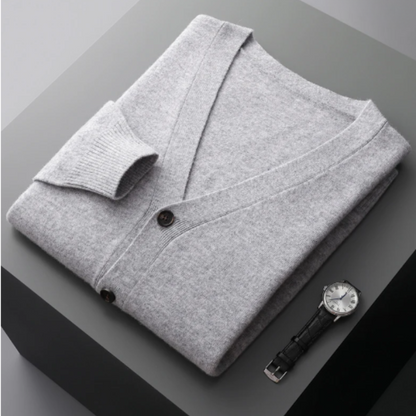 Cardigan Boutonné À Col En V Pour Homme | Hiver