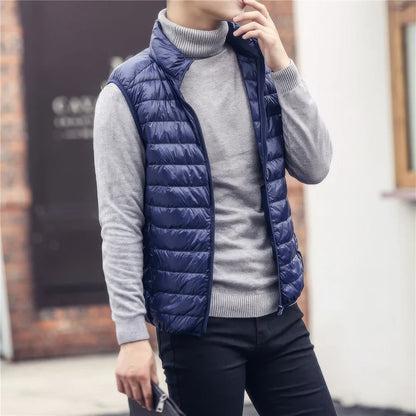 Doudoune Sans Manches Zippée Pour Homme | Hiver