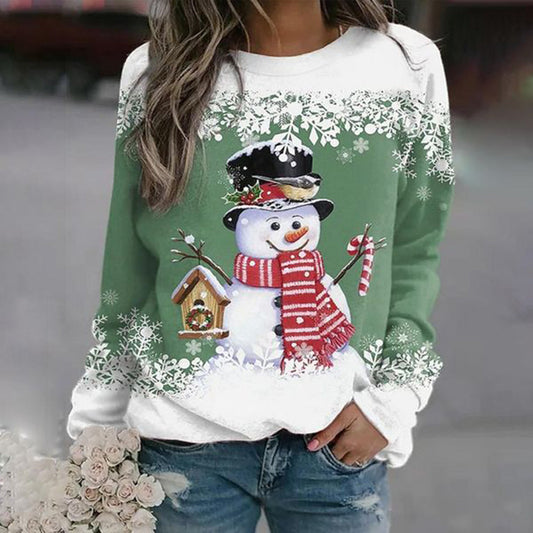 Pull De Noël Col Rond Pour Femme | Hiver