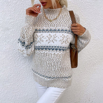 Pull Tricoté De Noël Pour Femme | Manches Longues