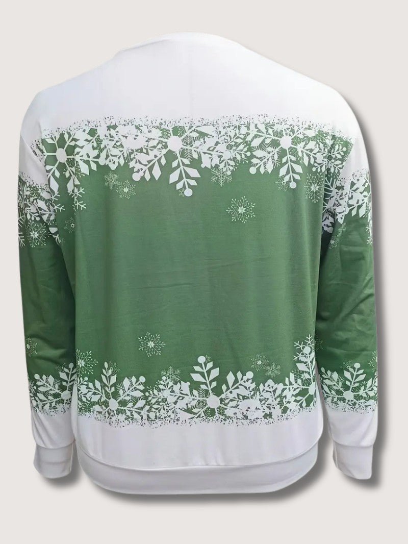 Pull de Noël Femme - Confort Doux avec Imprimé Bonhomme de Neige 5