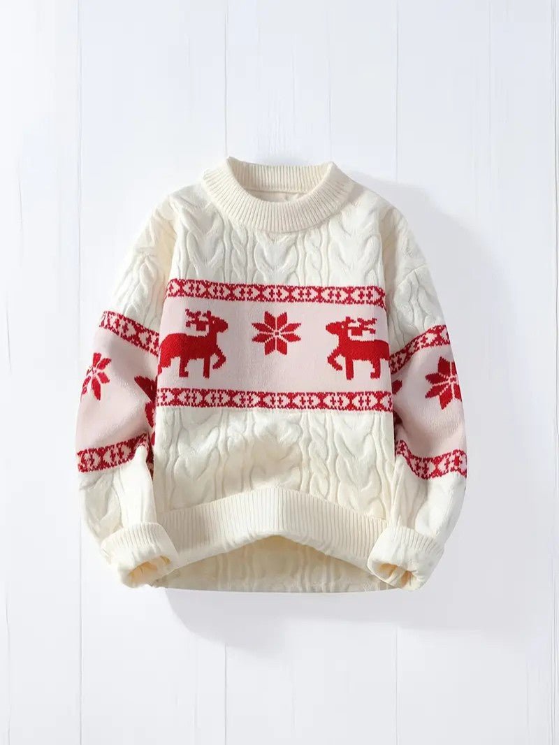 Pull de Noël Femme Renne – Confort Doux pour les Fêtes 0