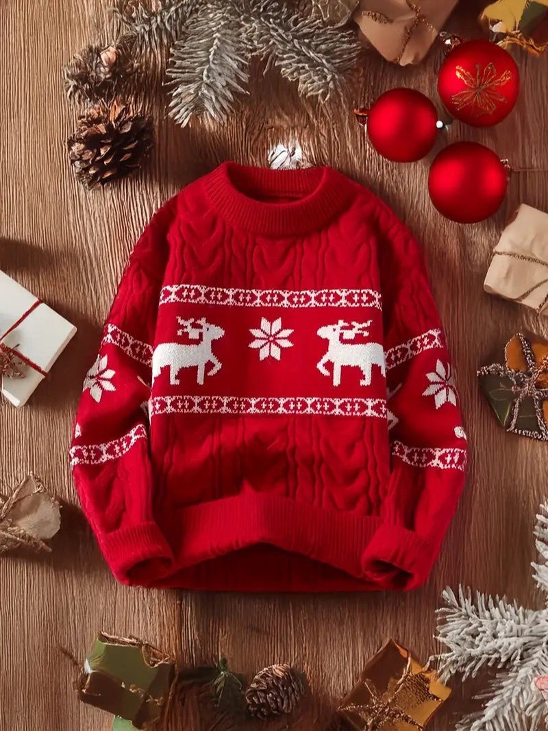Pull de Noël Femme Renne – Confort Doux pour les Fêtes 5