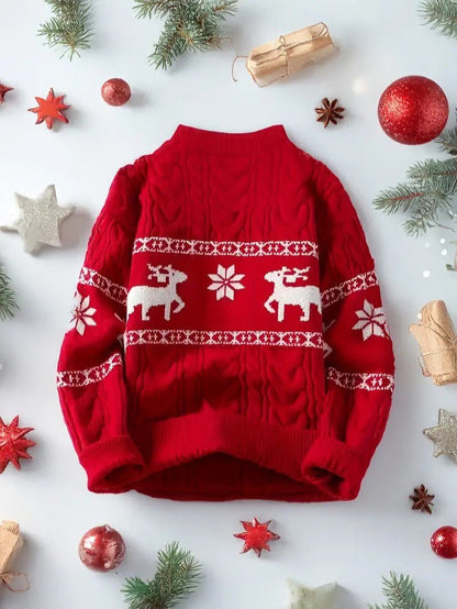 Pull de Noël Femme Renne – Confort Doux pour les Fêtes 6