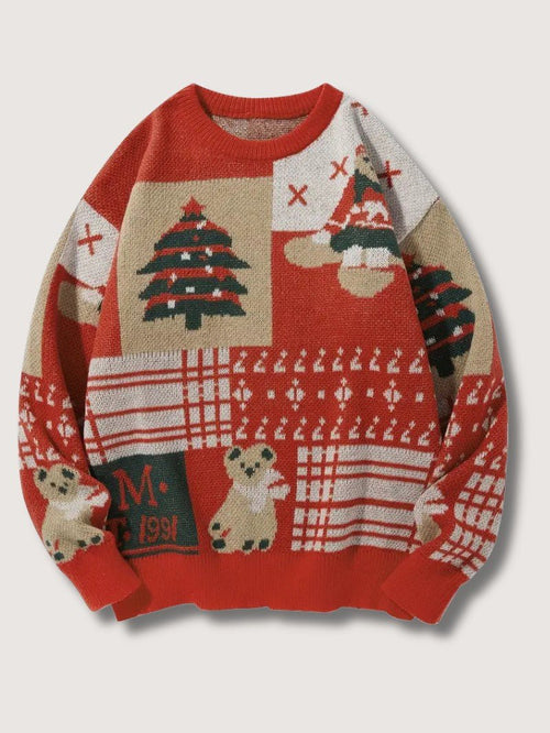 Pull de Noël Femme Santa Bear – Confort Douillet et Festif 0