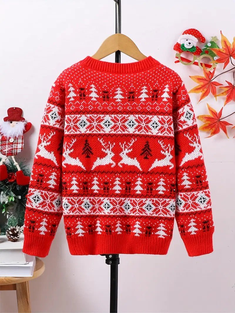Pull de Noël Homme – Confort Doux avec Motifs Festifs 1
